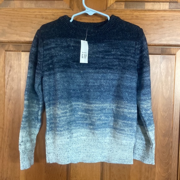 GAP Other - NWT Gap 5t ombré blue sweater with gray tones toward bottom
